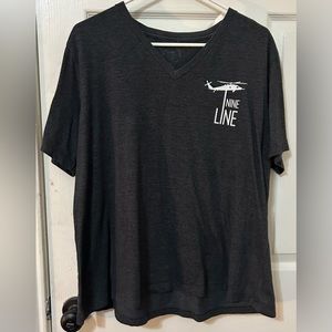Nine Line V-neck Ladies Tee